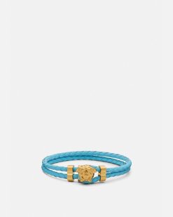 Bracelets | Versace Bracelet En Cuir La Medusa