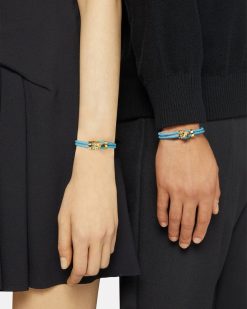 Bracelets | Versace Bracelet En Cuir La Medusa