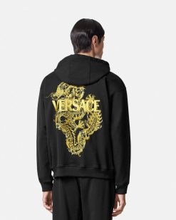 Sweats | Versace Sweat A Capuche Zippe Annee Du Dragon