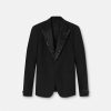 Blazers Et Costumes | Versace Blazer Ornemente A Boutonnage Droit