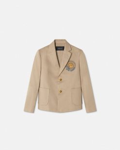 Vetements | Versace Blazer En Gabardine Nautical Medusa Kids