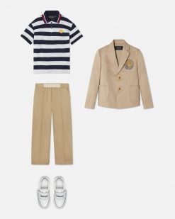 Vetements | Versace Blazer En Gabardine Nautical Medusa Kids