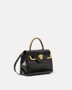 La Medusa | Versace Sac A Main La Medusa Aspect Croco