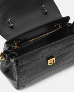 La Medusa | Versace Sac A Main La Medusa Aspect Croco