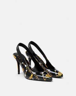 Chaussures | Versace Escarpins A Bride Scarlett Chain Couture