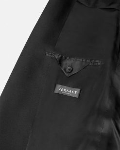 Blazers Et Costumes | Versace Blazer Croise En Laine