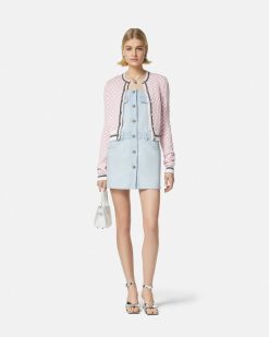 Denim | Versace Mini Robe En Denim