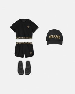 Vetements | Versace T-Shirt Court Bordure Greca Kids