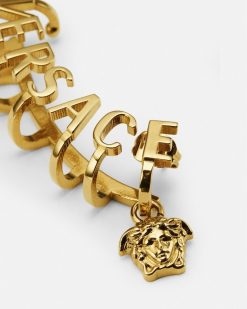 Boucles D'Oreilles | Versace Bijou D'Oreille Medusa A Logo