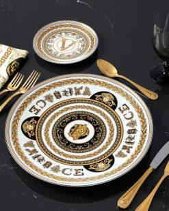 Collection Alphabet | Versace Assiette P Virtus Alphabet 33 Cm