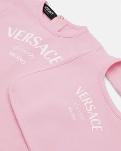 Coffret Cadeau | Versace Ensemble Barboteuse Versace Milano Stamp Baby