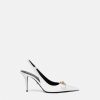 Gianni Ribbon | Versace Gianni Ribbon Slingbacks 85 Mm