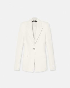 Vestes Et Blazers | Versace Blazer Dv A Boutonnage Droit