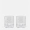 Verres Et Coupes | Versace Lot De 2 Verres A Whisky Medusa Lumiere