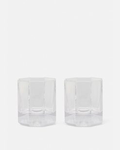 Verres Et Coupes | Versace Lot De 2 Verres A Whisky Medusa Lumiere