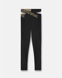 Activewear | Versace Legging De Sport A Bordure Greca