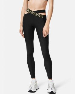 Activewear | Versace Legging De Sport A Bordure Greca