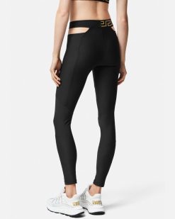 Activewear | Versace Legging De Sport A Bordure Greca