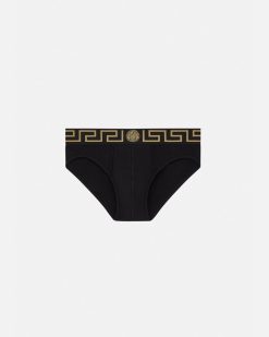 Slips | Versace Slip A Bordure Greca