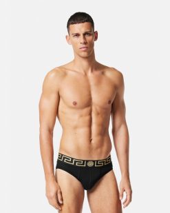 Slips | Versace Slip A Bordure Greca