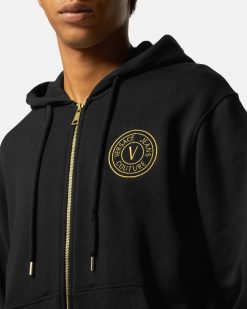 Vetements | Versace Hoodie Zippe V-Emblem