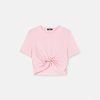 T-Shirts Et Pulls | Versace T-Shirt Court Versace Milano Stamp