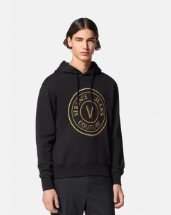 Vetements | Versace Hoodie V-Emblem