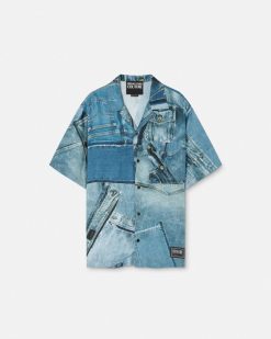 Vetements | Versace Chemise Patchwork Denim