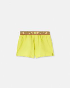 Maillots De Bain | Versace Short De Bain A Bordure Greca