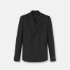 Blazers Et Costumes | Versace Blazer En Lurex A Double Boutonnage Barocco