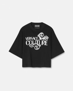 Vetements | Versace T-Shirt Watercolour Couture Avec Logo