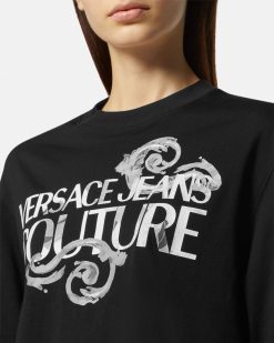 Vetements | Versace T-Shirt Watercolour Couture Avec Logo