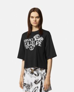 Vetements | Versace T-Shirt Watercolour Couture Avec Logo