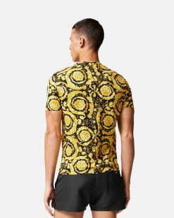 Loungewear Et Pyjamas | Versace Maillot De Corps Barocco