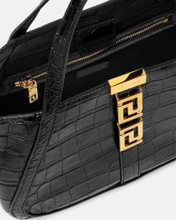 Greca Goddess | Versace Fourre-Tout Greca Goddess Effet Croco