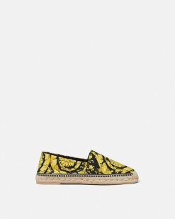 Mocassins | Versace Espadrilles A Imprime Barocco