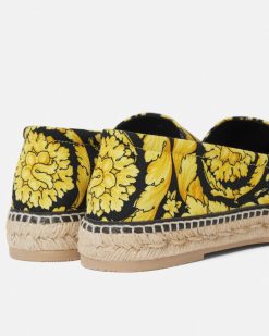 Mocassins | Versace Espadrilles A Imprime Barocco