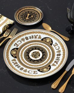 Collection Alphabet | Versace Assiette A Virtus Alphabet 33 Cm