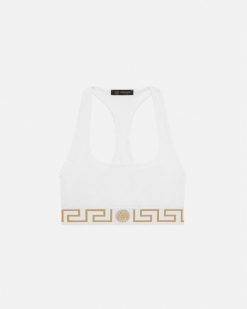 Soutiens-Gorge Et Slips | Versace Brassiere Decolletee A Bordure Greca