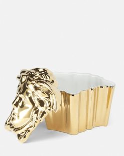 Deco | Versace Boite En Porcelaine Medusa