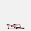 Gianni Ribbon | Versace Gianni Ribbon Mules En Satin 45 Mm