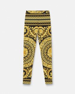 Pantalons Et Shorts | Versace Legging Barocco