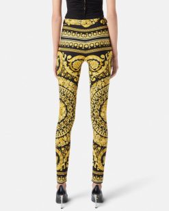 Pantalons Et Shorts | Versace Legging Barocco