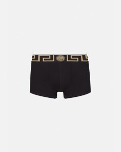 Boxers | Versace Boxer Adherent A Bordure Greca