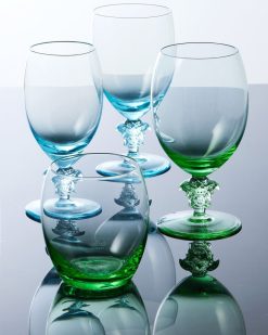 Verres Et Coupes | Versace Lot De 2 Verres A Vin Blanc Medusa Lumiere