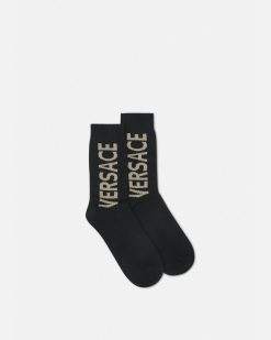 Chaussettes | Versace Chaussettes Logo Versace