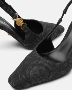 Medusa '95 | Versace Medusa '95 Barocco Slingbacks 85 Mm