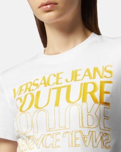 Vetements | Versace T-Shirt Avec Logo Upside Down