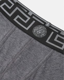 Boxers | Versace Boxer Adherent A Bordure Greca