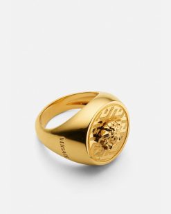 Bagues | Versace Bague La Greca Medusa